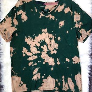 Tommy Hilfiger custom bleached v-neck tee shirt